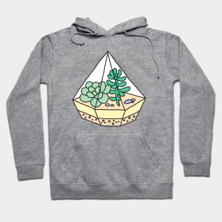 Succulent terrarium cactus hipster desert garden southwest flower Hoodie